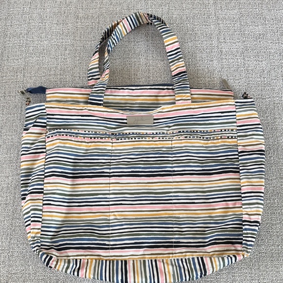 Jujube Striped Multicolor light weight Tote Bag - Picture 1 of 5